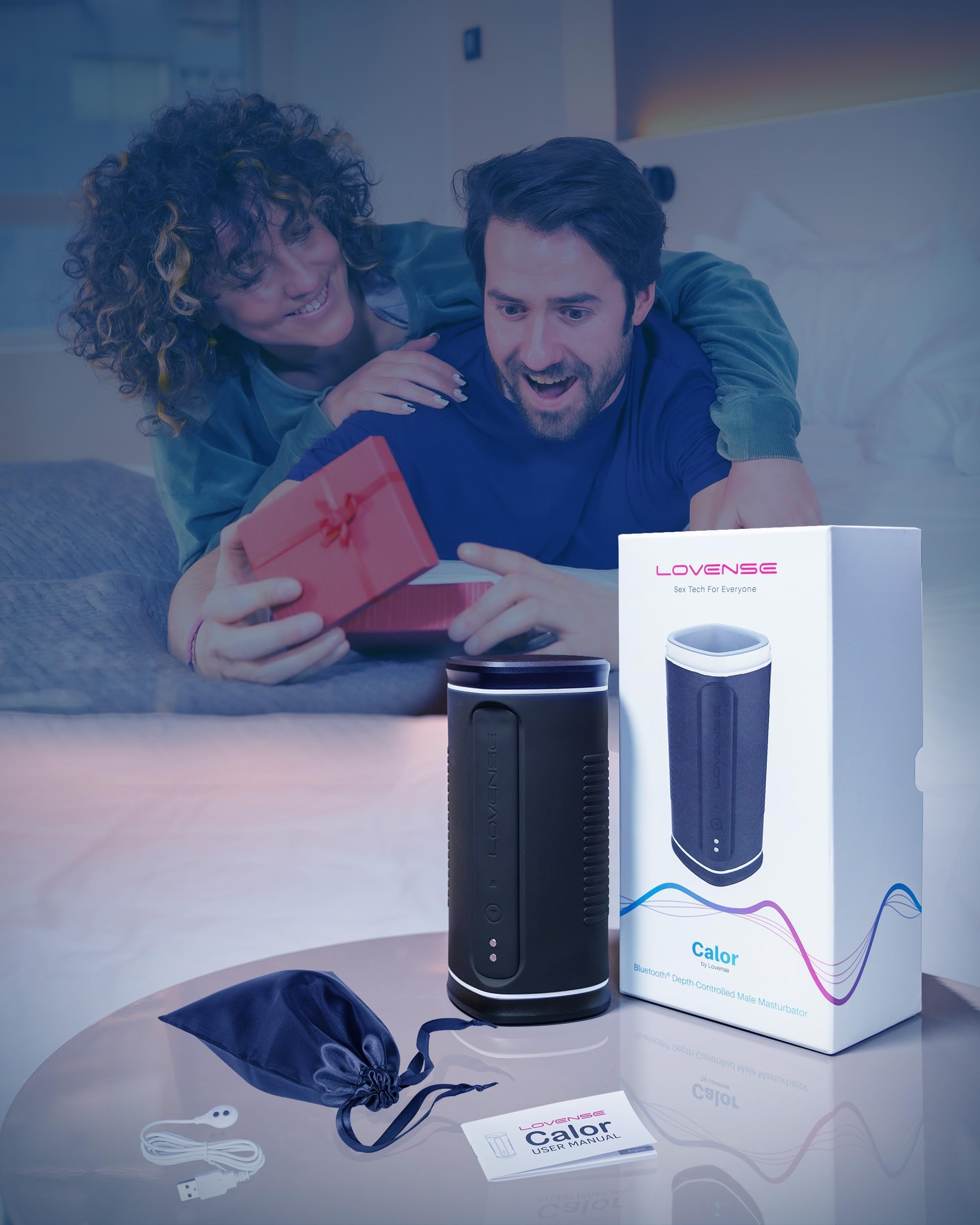 LOVENSE Calor Male Masturbator, Automatic Male Masturbator Cup with 7 Thrusting Rotating for Penis Stimulation, Electric Masturbation Toy, Blowjob Stroker Adult Sex Toys for Men - Image 8
