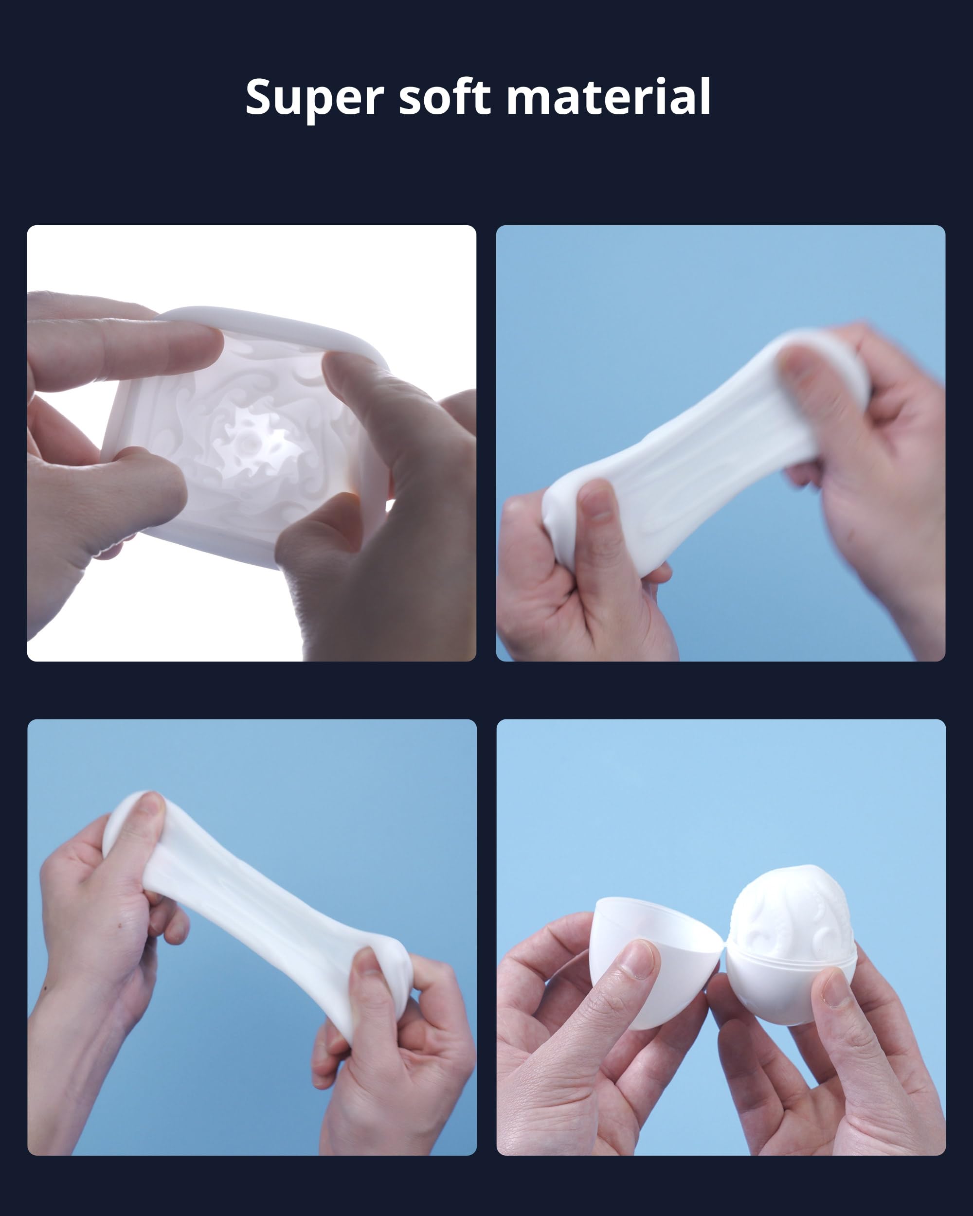 LOVENSE Kraken Male Masturbator Egg, Disposable Pocket Pussy Masturbators Sleeve, Portable Blowjob Adult Male Sex Toys for Men Masturbation,1 Count - Image 4