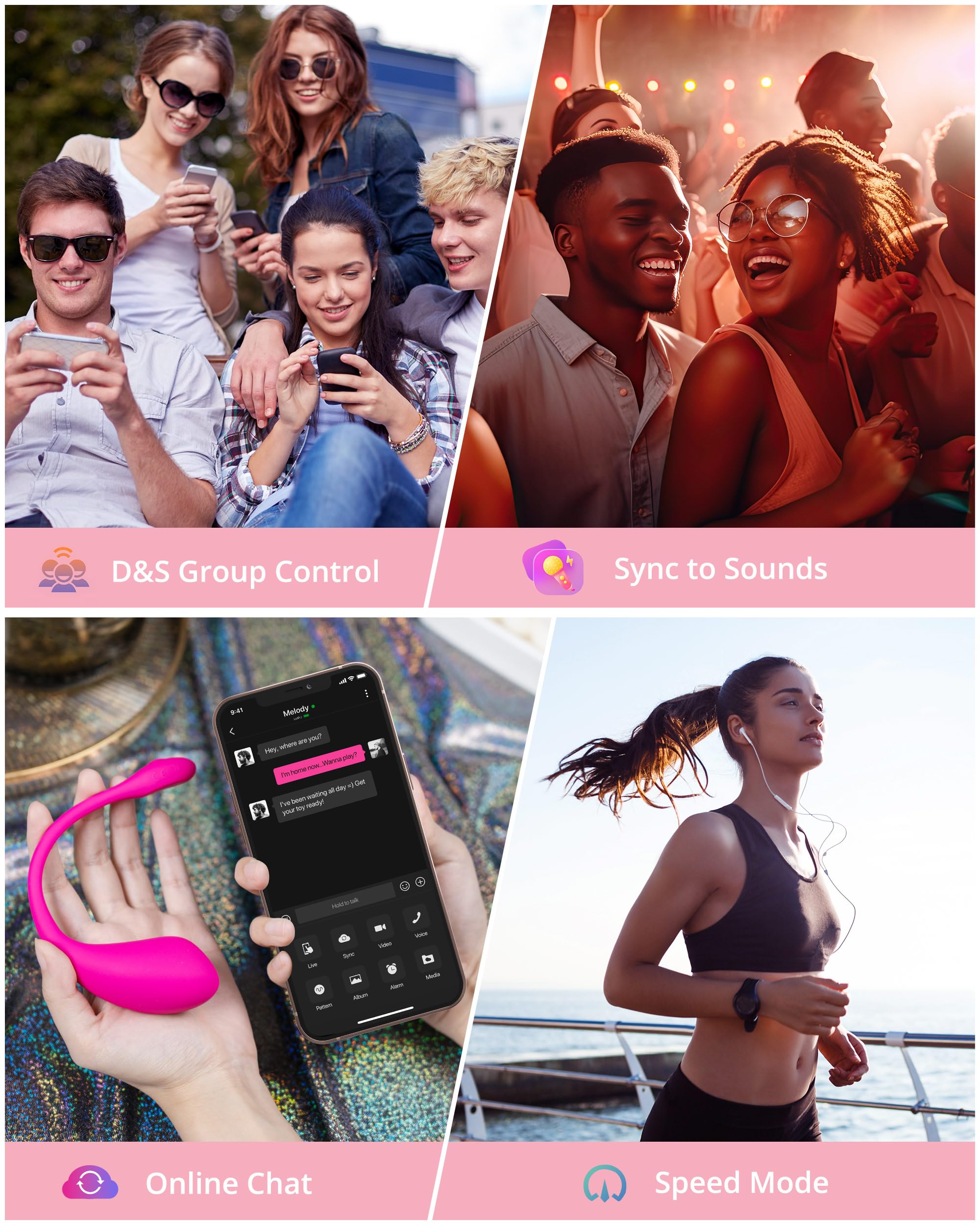 LOVENSE Lush 2 App Remote Controlled Vibrator, G Spot Couples Vibrator Bluetooth Adult Sex Toys & Games Vibrating Egg Powerful Vibrations for Women Couples Discreet Pleasure, Waterproof - Image 3